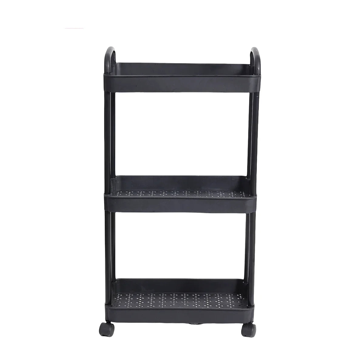 Household Multi-layer Small Cart Storage Rack Floor To Floor Kitchen Bedroom Bathroom Storage Rack Storage Rack With Wheels Taj Home Store
