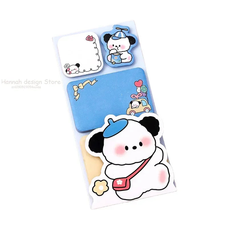 Lovely Animal Panda Rabbit Bear Dog Sticky Notes Memo Pad Paper School Supplies Planner Stickers Stationery Taj Home Store