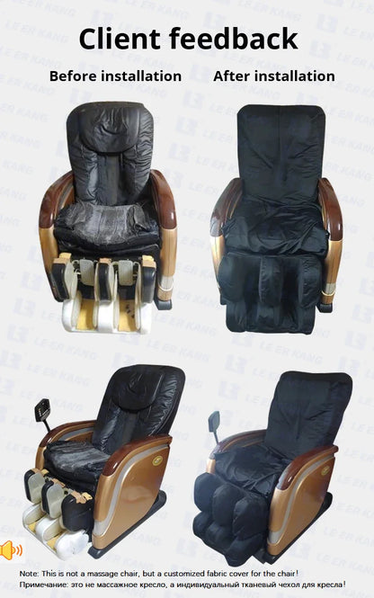 Customized Cloth Dust Cover Wear-resistant and Scratch-Resistant Full Wrapped  Fbric Cover Universal Massage Chair Accessory Taj Home Store