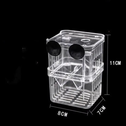 Acrylic isolation box, fish tank incubator, aquaculture box, aquarium supplies, peacock fish aquaculture box, aquarium Taj Home Store