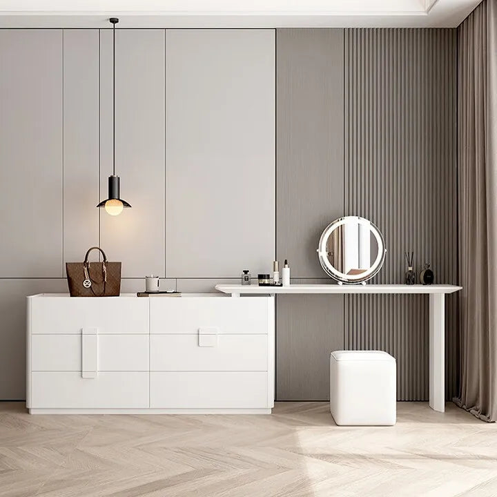 Bedroom Light Luxury Makeup Table Makeup Table Modern Simple Integrated Bedside Storage Bucket Cabinet Premium S Taj Home Store
