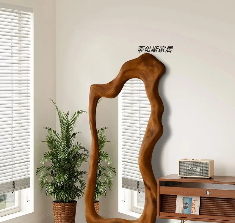 Irregular Makeup Mirror Aesthetic Art Modern Women Design Standing Mirror Macrame Cool Dekoracyjne Lustra House Accessories Taj Home Store