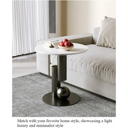 Living room sofa, small coffee table, side cabinet, living room home, light luxury bedside table, balcony, simple and creative Taj Home Store