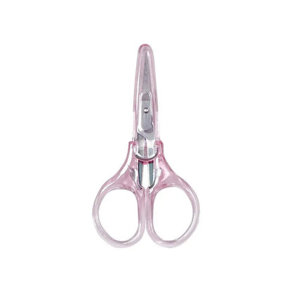 1pc Compact Precision Craft Scissors Sharp Stainless Steel Blades with Protective Cap For Paper Cutting Scrapbooking Sewing Taj Home Store