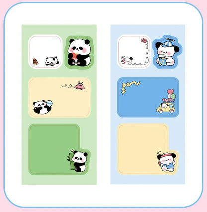 Lovely Animal Panda Rabbit Bear Dog Sticky Notes Memo Pad Paper School Supplies Planner Stickers Stationery Taj Home Store