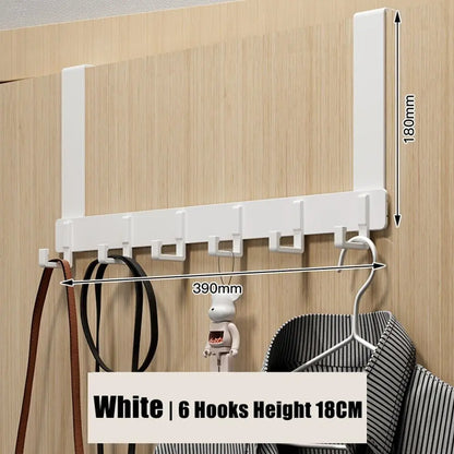 New Aluminum Alloy Door Hook Clothes Coat Hat Towel Hanger Holder Home Bathroom Organizer Rack Kitchen Storage Hooks Taj Home Store