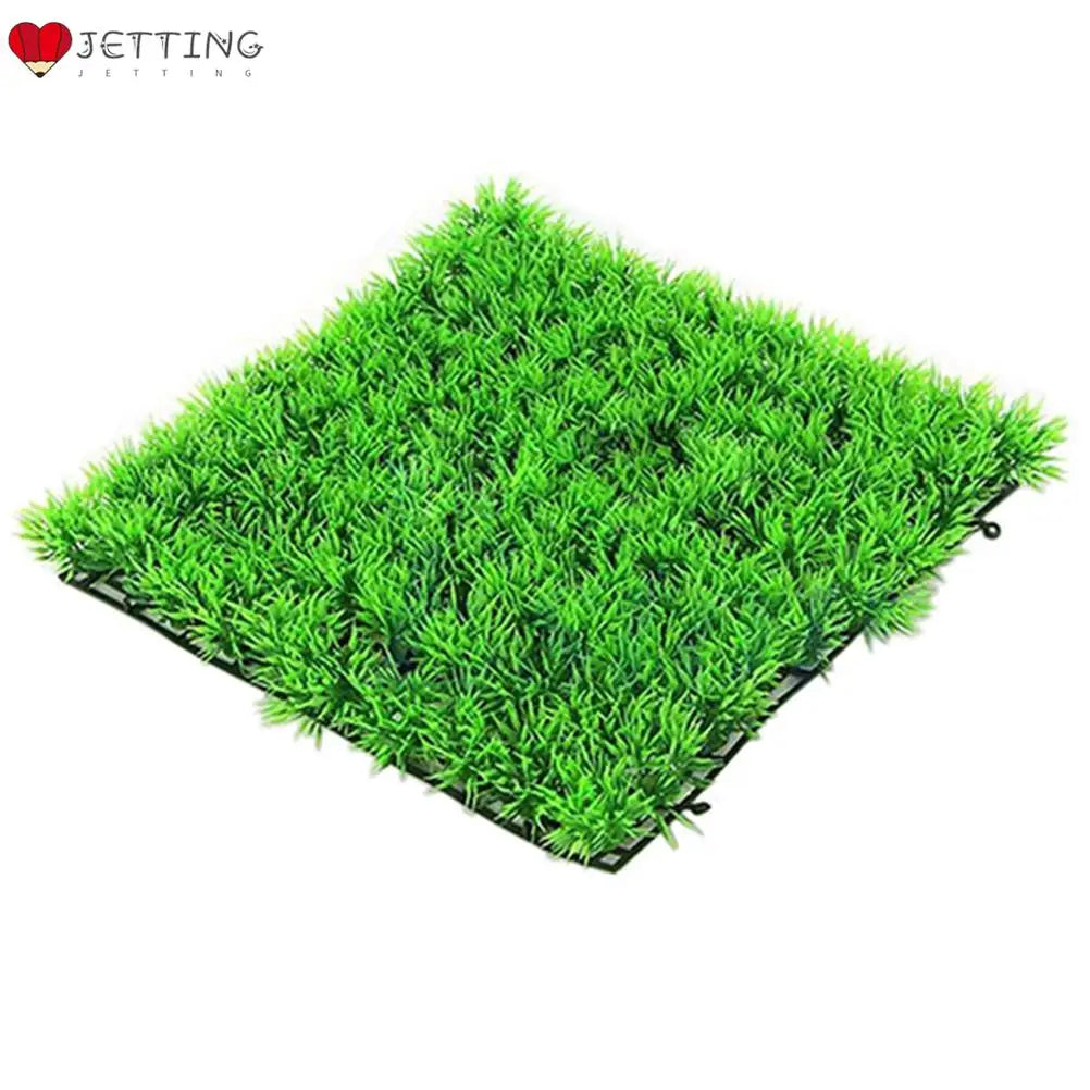 Aquarium Ornaments Artificial Water Plastic Green Grass Plant Lawn Aquatic Aquarium Fish Tank Decor Taj Home Store