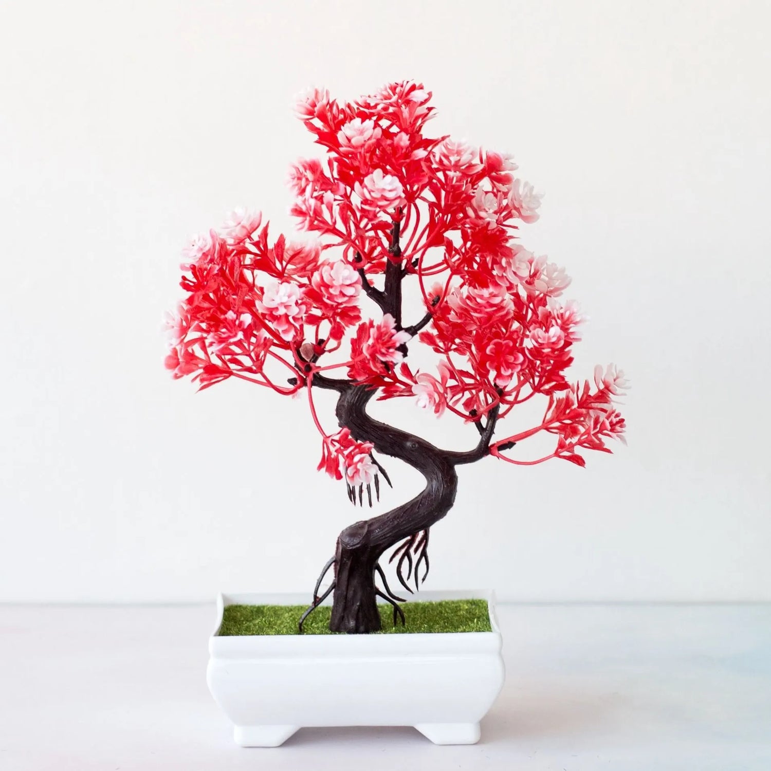 Garden Arrangement Ornaments Plastic Plants Bonsai Small Tree Pot Fake Plant Potted Flower Home Room Table Decoration Taj Home Store