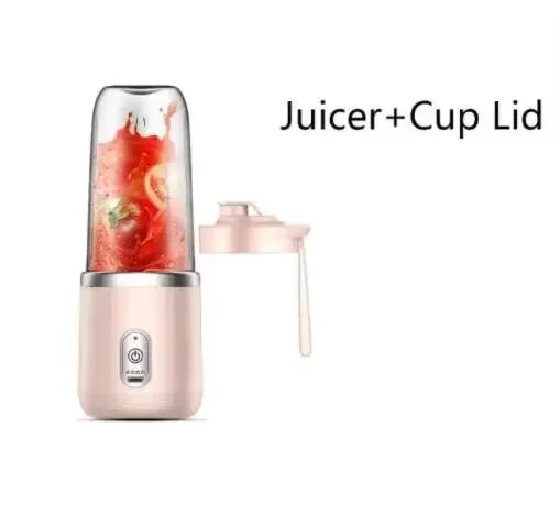 Portable Blender Bottle Electric 6 Blades Multifunction Juice Blender Fresh Juice Smoothie Blender Ice CrushCup Food Processor Taj Home Store