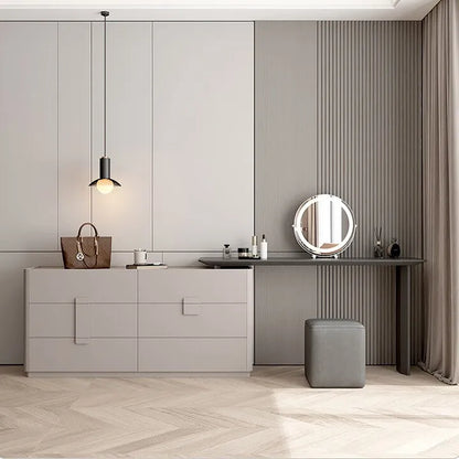 Bedroom Light Luxury Makeup Table Makeup Table Modern Simple Integrated Bedside Storage Bucket Cabinet Premium S Taj Home Store