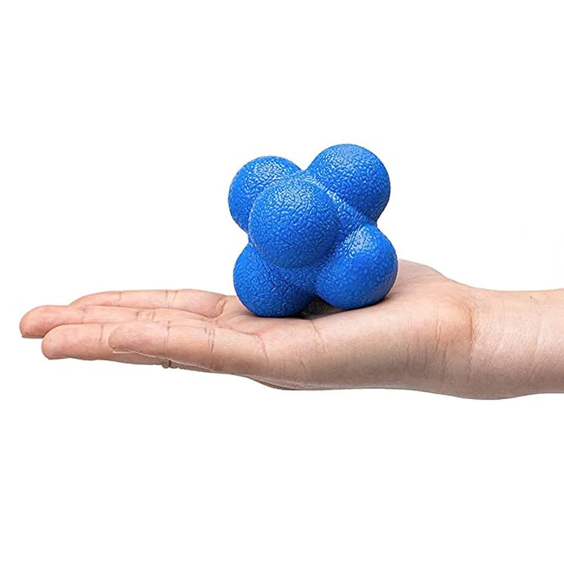 Rubber Bounce Reaction Balls for Hand Eye Coordination Speed Reflex Training Sensory Indoor Oudtoor Sports Exercise Kid Adults Taj Home Store