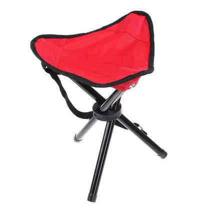 Portable 1PC Foldable Outdoor Triangle Beach Chairs Stool Lightweight Ultralight Camping Fishing Picnic Chair Multifunction Taj Home Store