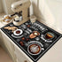 1pc creative pattern printed coffee machine mat kitchen counter quick water absorption utensil drying mat desktop drainage mat Taj Home Store