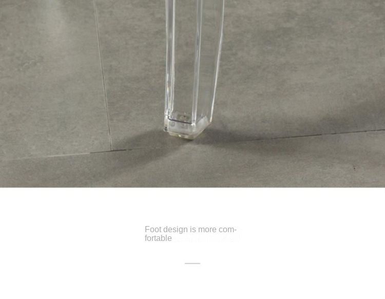 Chic Transparent Acrylic Bar Stool Modern Fashion High Seat Simple Plastic Bar Stool Design Taj Home Store