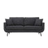 Furniture White Living Room 2 Seater Modern Nordic Scandinavian Upholstery Small Comfy High Quality Taj Home Store