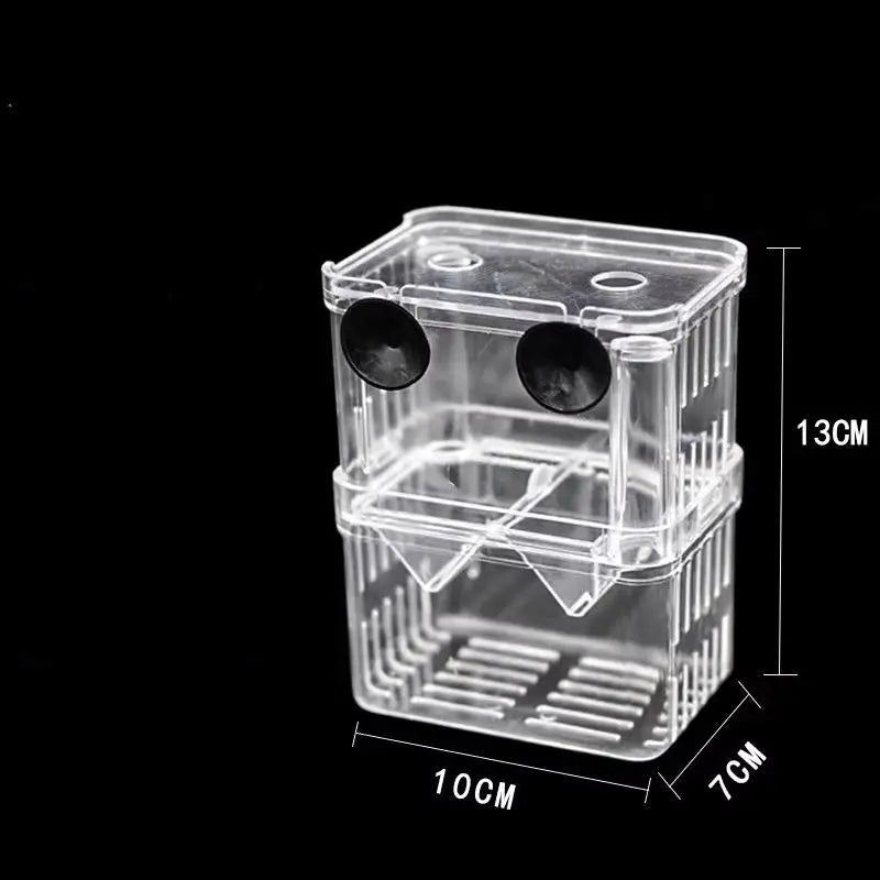 Acrylic isolation box, fish tank incubator, aquaculture box, aquarium supplies, peacock fish aquaculture box, aquarium Taj Home Store