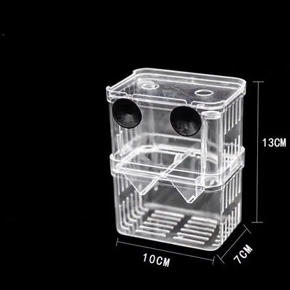 Acrylic isolation box, fish tank incubator, aquaculture box, aquarium supplies, peacock fish aquaculture box, aquarium Taj Home Store