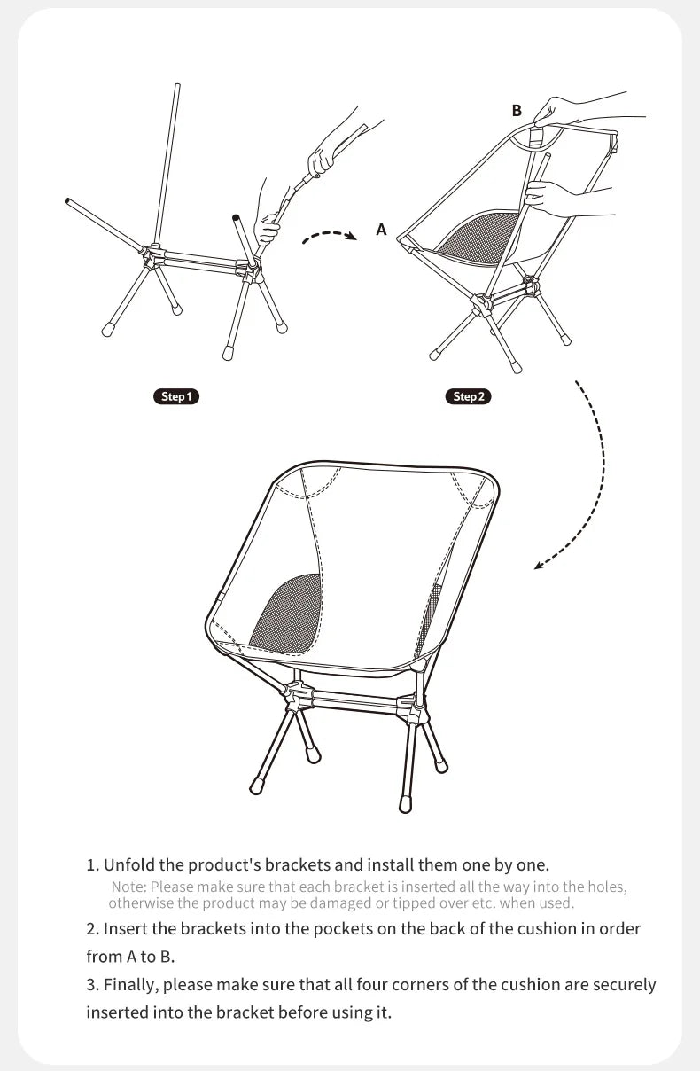 Naturehike Chair Foldable Chair Camping Lightweight Khaki Picnic BBQ Fishing Widen Chairs Outdoor Equipment Portable Taj Home Store