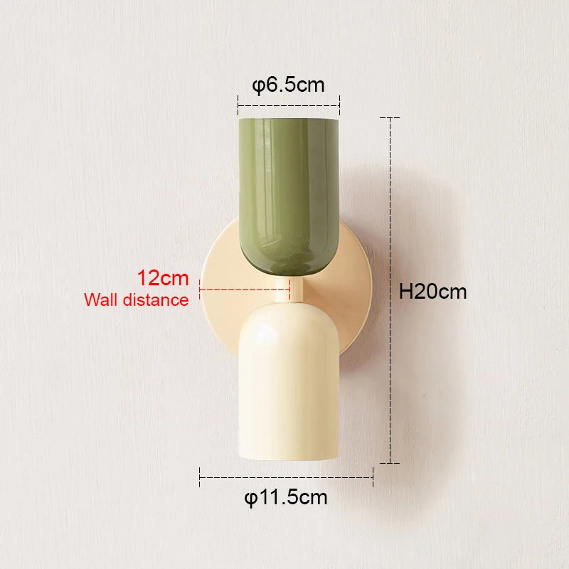 Nordic living room wall lamp