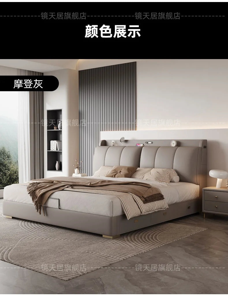 Bedroom Storage Bed Modern Corium Wedding Luxury Bed Corium Double Recamaras Matrimoniales Completas Muebles Home Furniture Taj Home Store