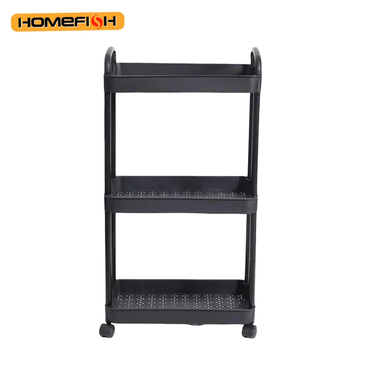Household Multi-layer Small Cart Storage Rack Floor To Floor Kitchen Bedroom Bathroom Storage Rack Storage Rack With Wheels Taj Home Store