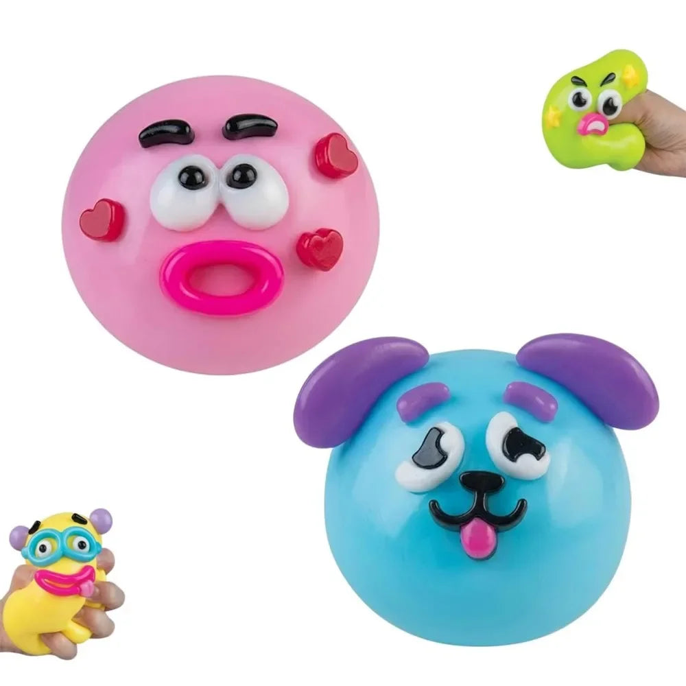 2026 New Ultra Soft Dog Face Swap Squishy Slow Rebound Stress Relief Slow Rising Squishy Cute Face Design Pinch Le Toy Taj Home Store