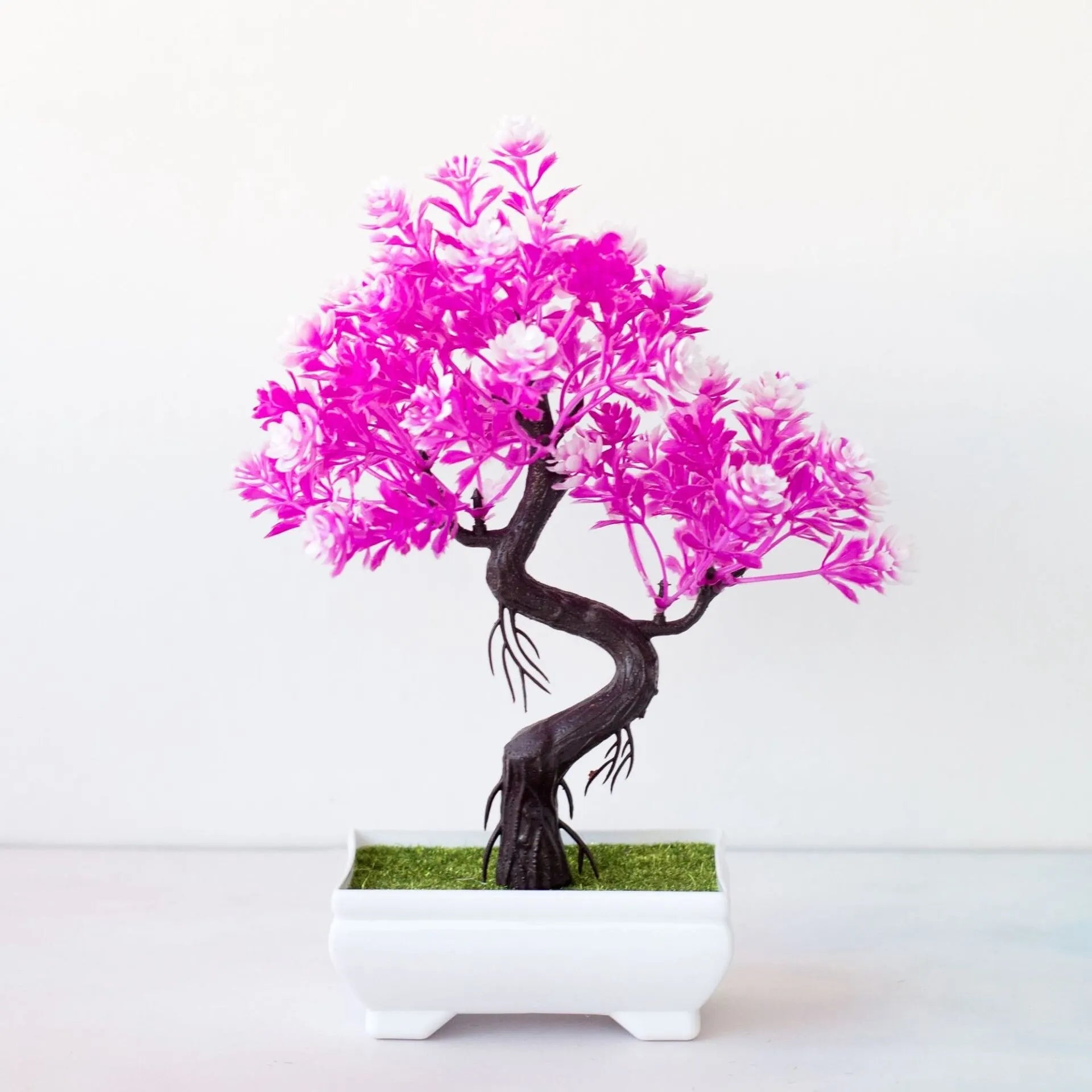 Garden Arrangement Ornaments Plastic Plants Bonsai Small Tree Pot Fake Plant Potted Flower Home Room Table Decoration Taj Home Store
