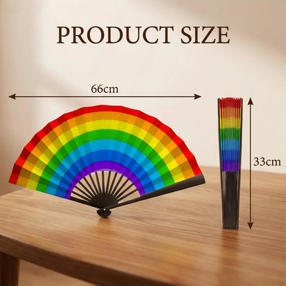 custom Large Portable Folding Clacking Fans For Line Dancing - Boots On The Ground Hand Fan For Raves &amp; Decorations Taj Home Store