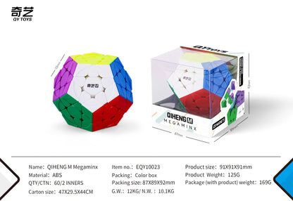 [JudyCube] QIYI M PRO Series Qiyi M PRO V2 Pioneer UV 3X3 Magnetic Magic Speed Cube QIYI Magnetic Fidget Toys Children&