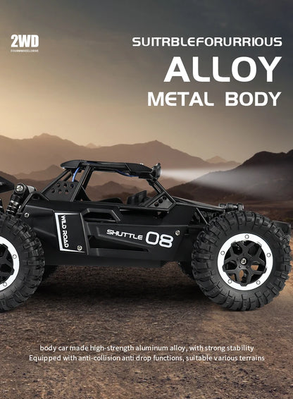 ZWN 1:12 1:16 20KM/H RC Car With LED Lights 2.4G Alloy Off-Road High Speed Vehicle Remote Control Cars Toys for Children Gifts Taj Home Store