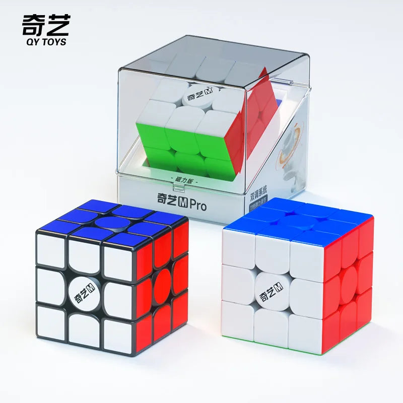 [JudyCube] QIYI M PRO Series Qiyi M PRO V2 Pioneer UV 3X3 Magnetic Magic Speed Cube QIYI Magnetic Fidget Toys Children&