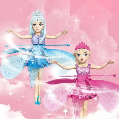 Flying Doll Dancing Simulation Helicopter Gesture Induction Machine Rotating Flying Toy Luminous Children&