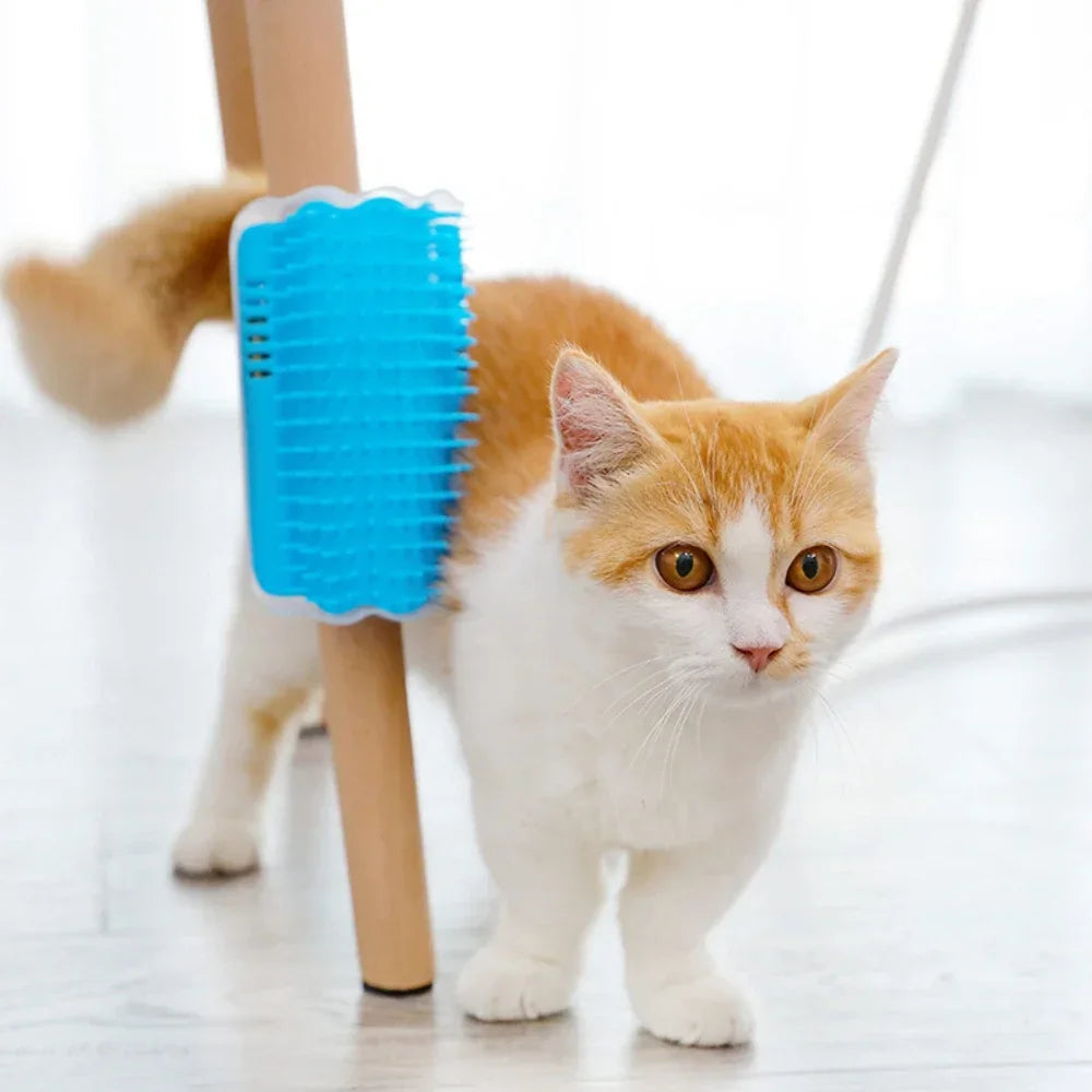 Pet Cats Corner Brush  Tree Massager Comb Accessories Sandbox for Cats Tower Scratcher Scratching Post Scrapers Stuff Supplies Taj Home Store