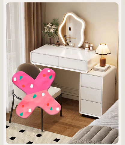 Bedroom Women Dressing Table Luxury Wood Storage Mirror Hairstyle Dressing Table Home White Muebles De Dormitorio Furniture Taj Home Store