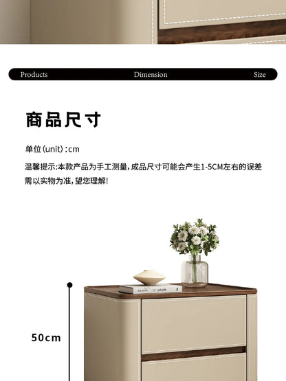 Storage With Drawers Bedside Tables Luxury Bedroom Space Saving Nightstands Delicacy Modern Mesitas De Noche Home Furniture Taj Home Store