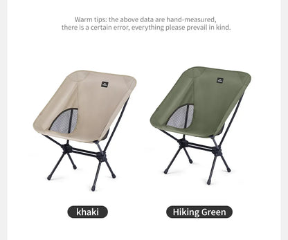 Naturehike Chair Foldable Chair Camping Lightweight Khaki Picnic BBQ Fishing Widen Chairs Outdoor Equipment Portable Taj Home Store