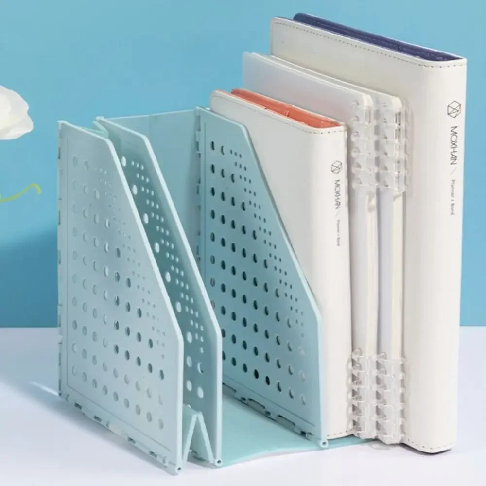 File Organizer Retractable File Holder Creative Foldable Desktop Bookend Bookshelf Adjustable File Storage Rack Office Supply Taj Home Store