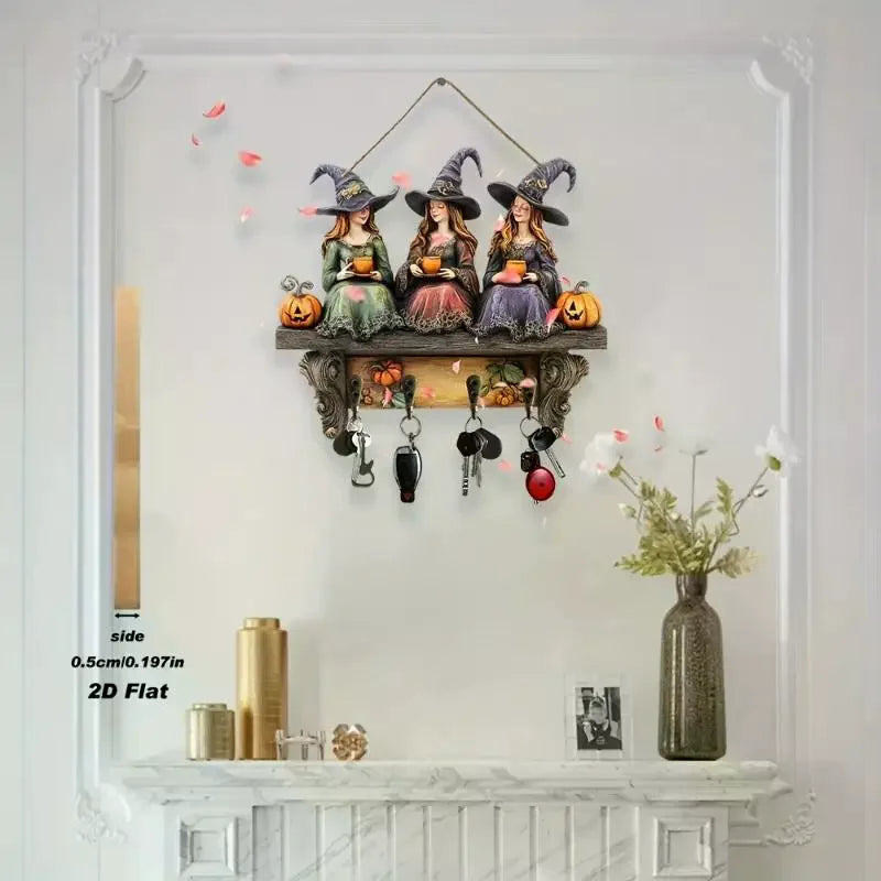 2025 New Exquisite Halloween Wooden Christmas Decor Home Ornaments Holiday Gift Set For Indoor Outdoor Festive Decorations Taj Home Store