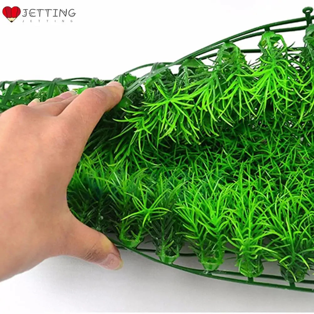 Aquarium Ornaments Artificial Water Plastic Green Grass Plant Lawn Aquatic Aquarium Fish Tank Decor Taj Home Store