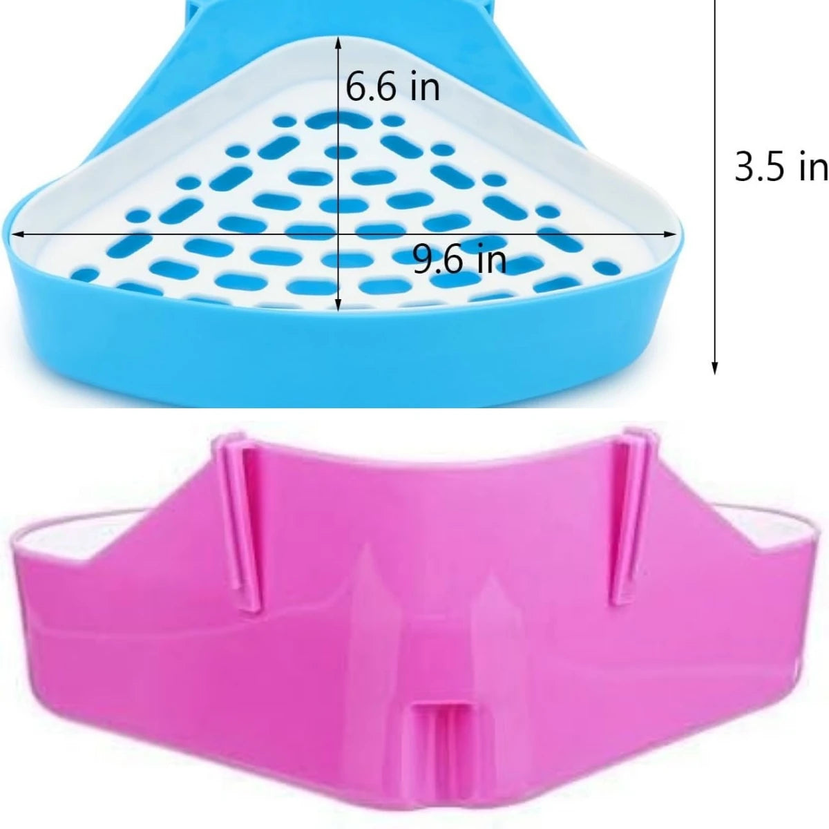 Small Pet Toilet Small Animal Litter Tray Corner for Hamster Guinea Pig Ferret Gerbil Chinchilla Pet Small Rat Toilet Taj Home Store