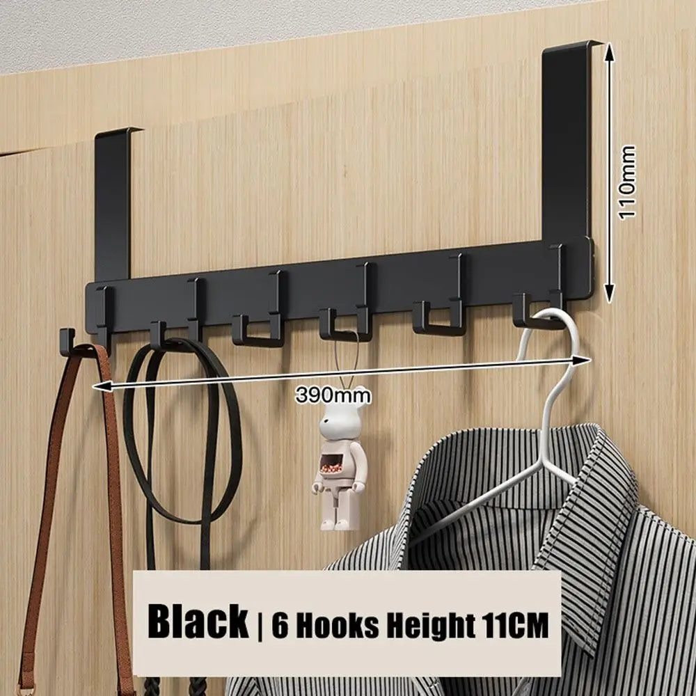 New Aluminum Alloy Door Hook Clothes Coat Hat Towel Hanger Holder Home Bathroom Organizer Rack Kitchen Storage Hooks Taj Home Store