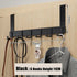 New Aluminum Alloy Door Hook Clothes Coat Hat Towel Hanger Holder Home Bathroom Organizer Rack Kitchen Storage Hooks Taj Home Store