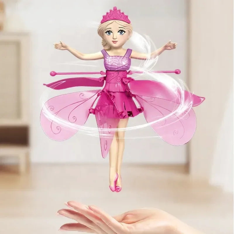 Flying Doll Dancing Simulation Helicopter Gesture Induction Machine Rotating Flying Toy Luminous Children&