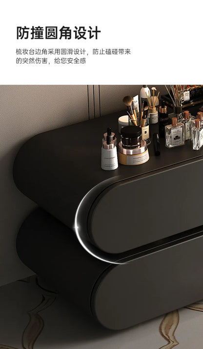 Bedroom Dressing Table Dresser Desks Makeup Mirror Storage Cabinet Light Luxury Premium Vanity Desk Toiletries Tables Furniture Taj Home Store