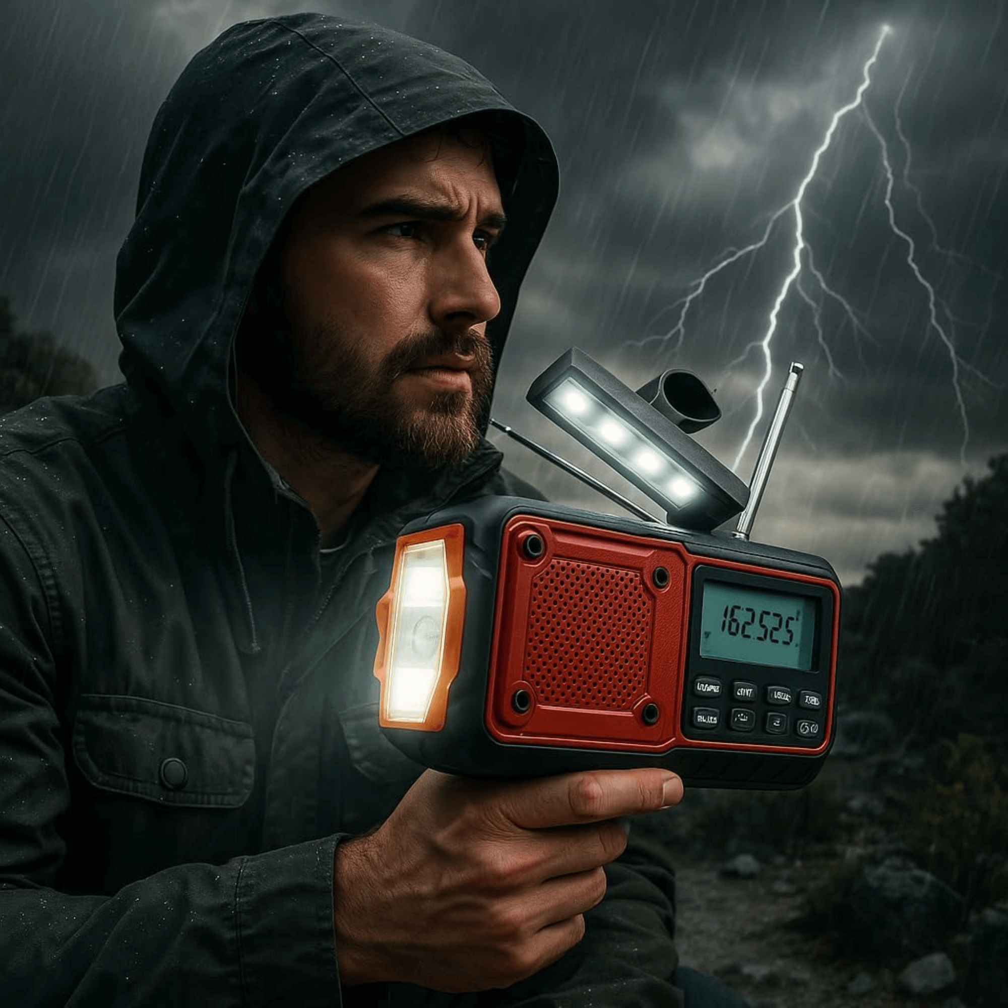 Supersonic Guardian Multi-Powered Emergency Radio with NOAA Jupiter Gear Home