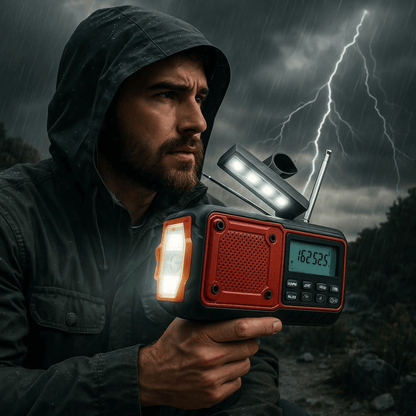 Supersonic Guardian Multi-Powered Emergency Radio with NOAA Jupiter Gear Home