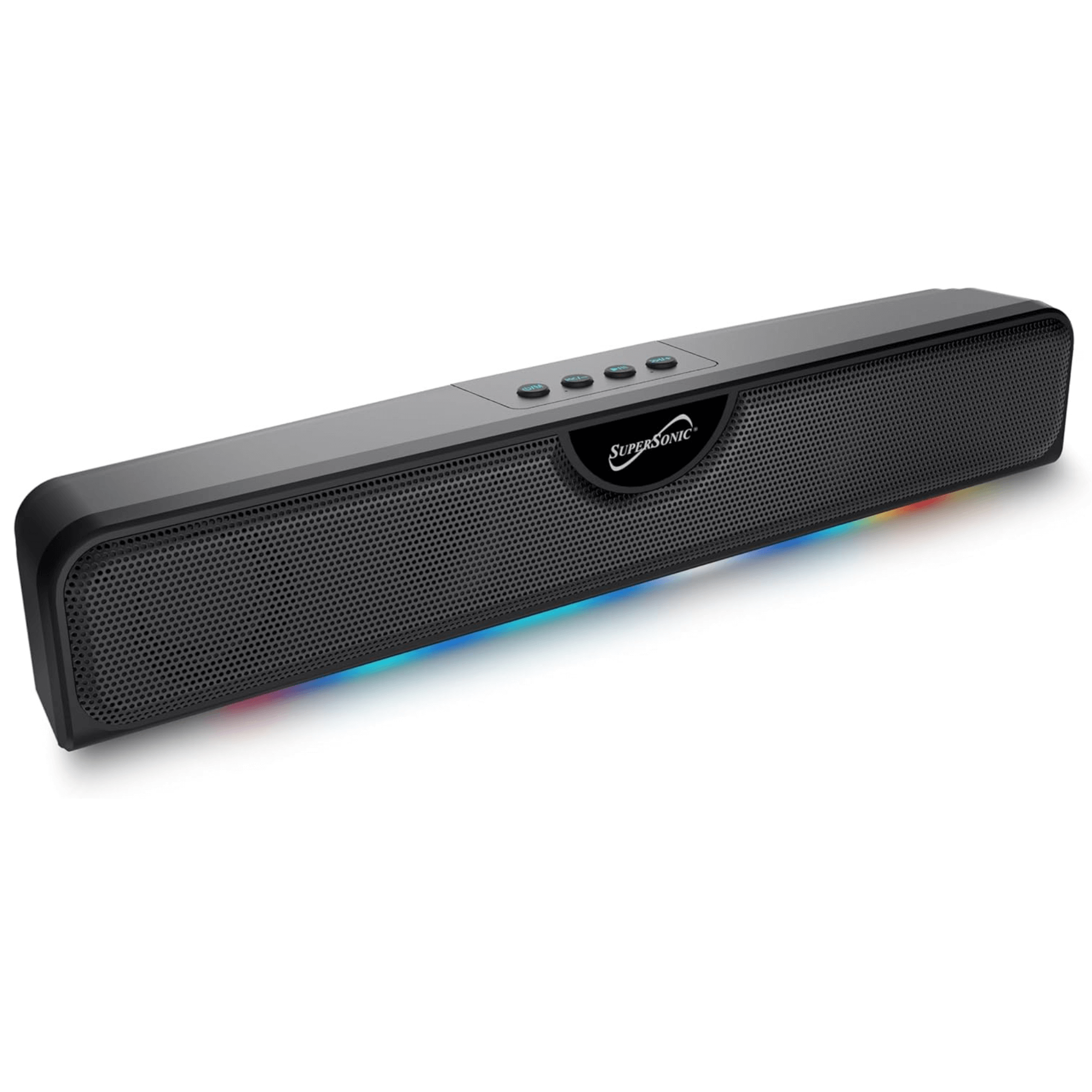 Supersonic Ultimate Soundbar Projector Combo with Built-In Bluetooth and RGB LED Lights Jupiter Gear Home