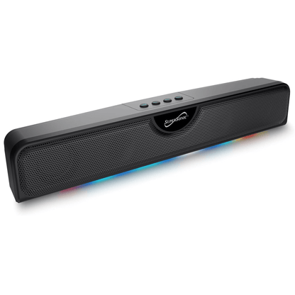 Supersonic Ultimate Soundbar Projector Combo with Built-In Bluetooth and RGB LED Lights Jupiter Gear Home