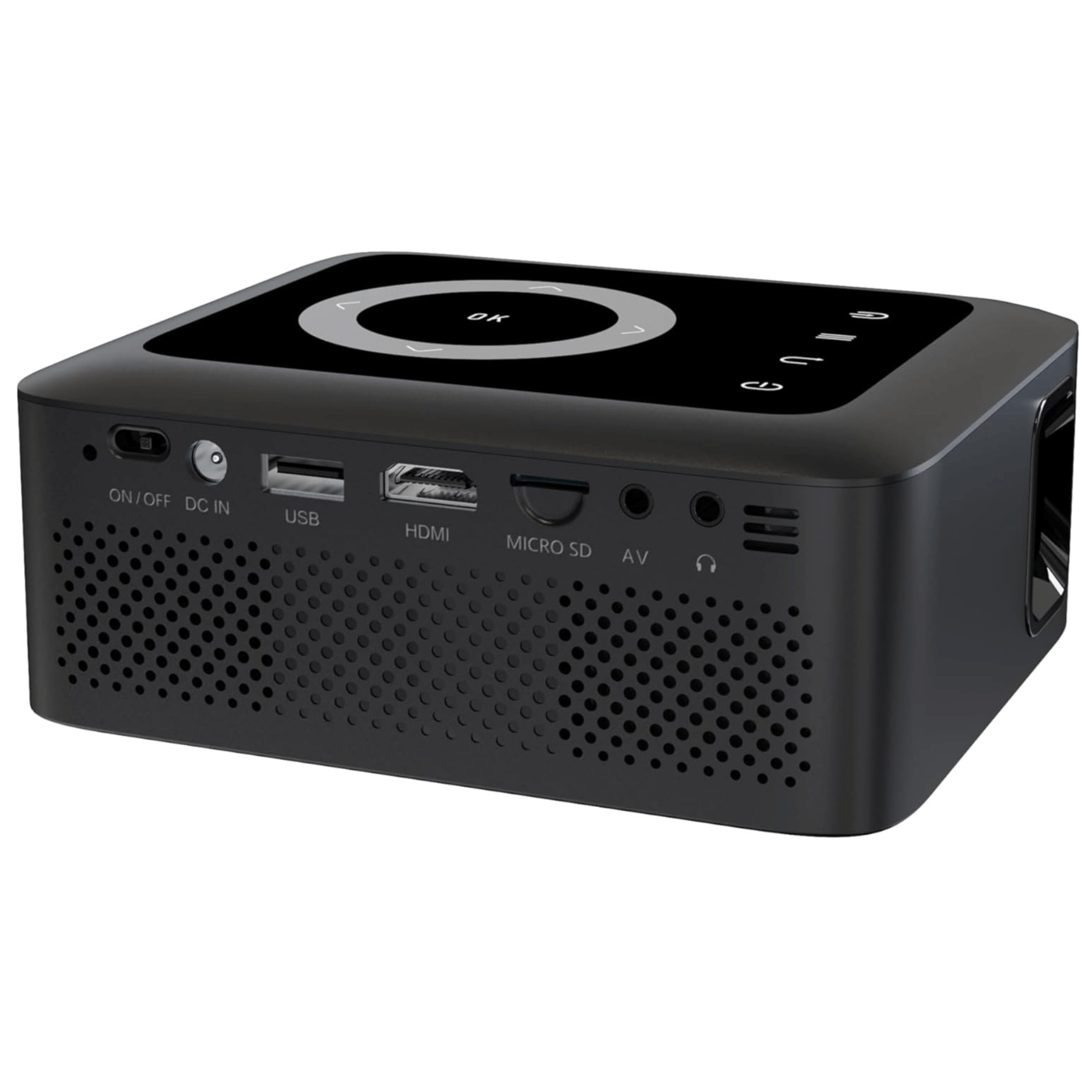 Supersonic Ultimate Soundbar Projector Combo with Built-In Bluetooth and RGB LED Lights Jupiter Gear Home