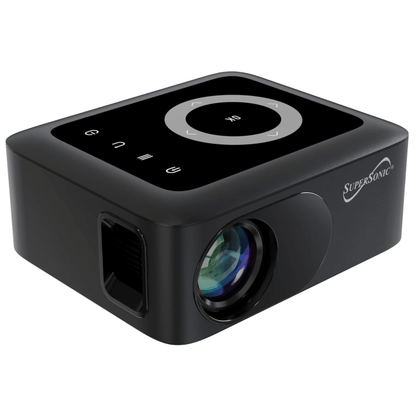 Supersonic Ultimate Soundbar Projector Combo with Built-In Bluetooth and RGB LED Lights Jupiter Gear Home